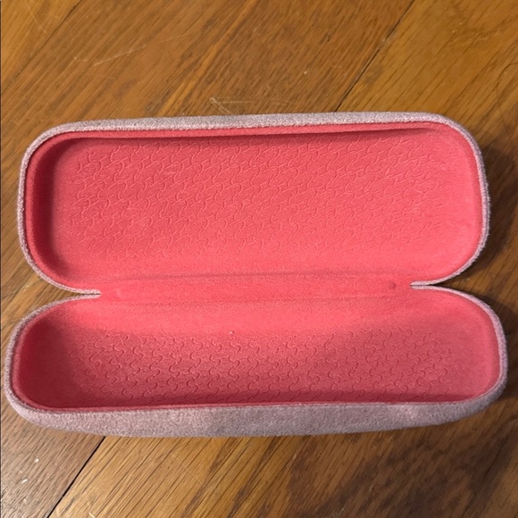 Pink Eyeglass Case candies MIU MIU Y2K suede 2000s girly preppy - Picture 2 of 4